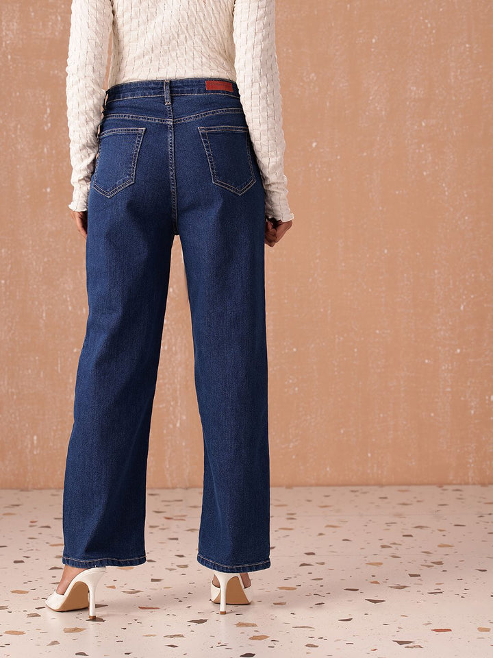 all about you Women Straight Fit High-Rise Stretchable Jeans
