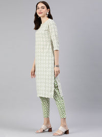 KALINI Women Ethnic Motifs Printed Regular Kurta with Trousers
