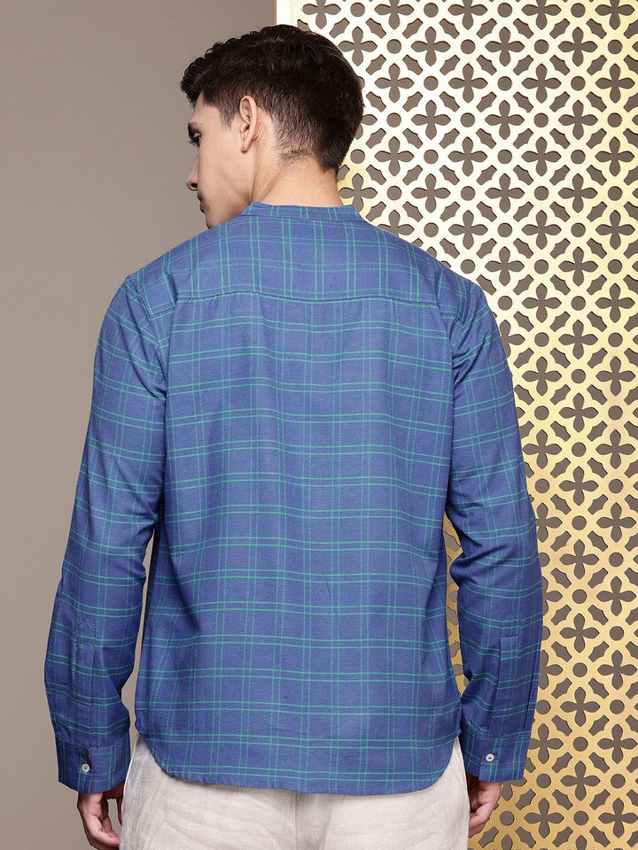 House of Pataudi Rozana Checked Kurta