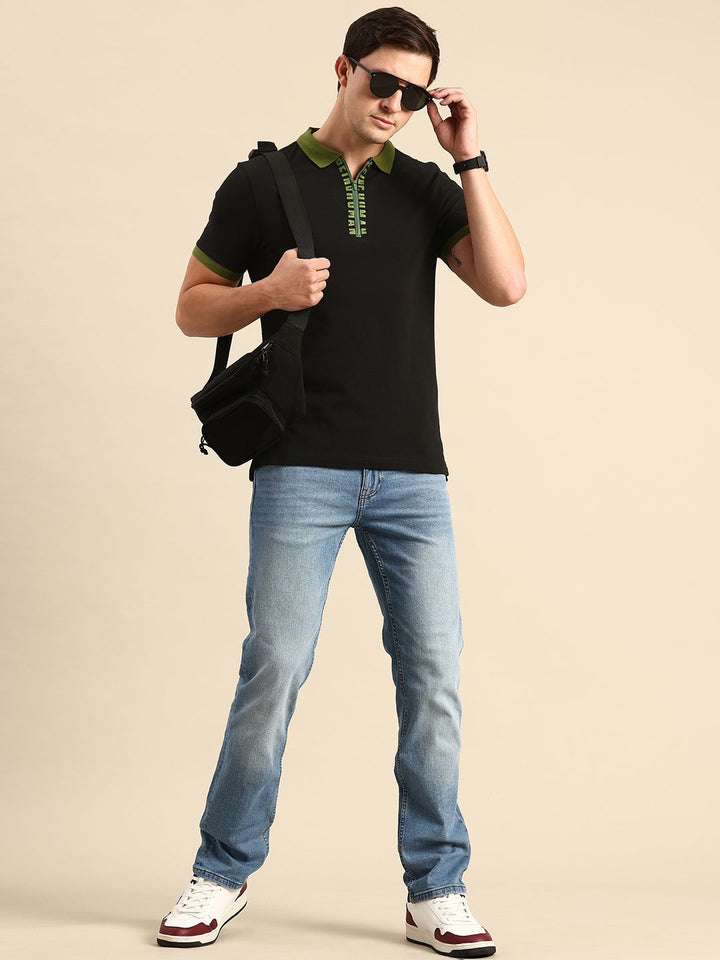 Being Human Pure Cotton Polo Collar Casual T-shirt