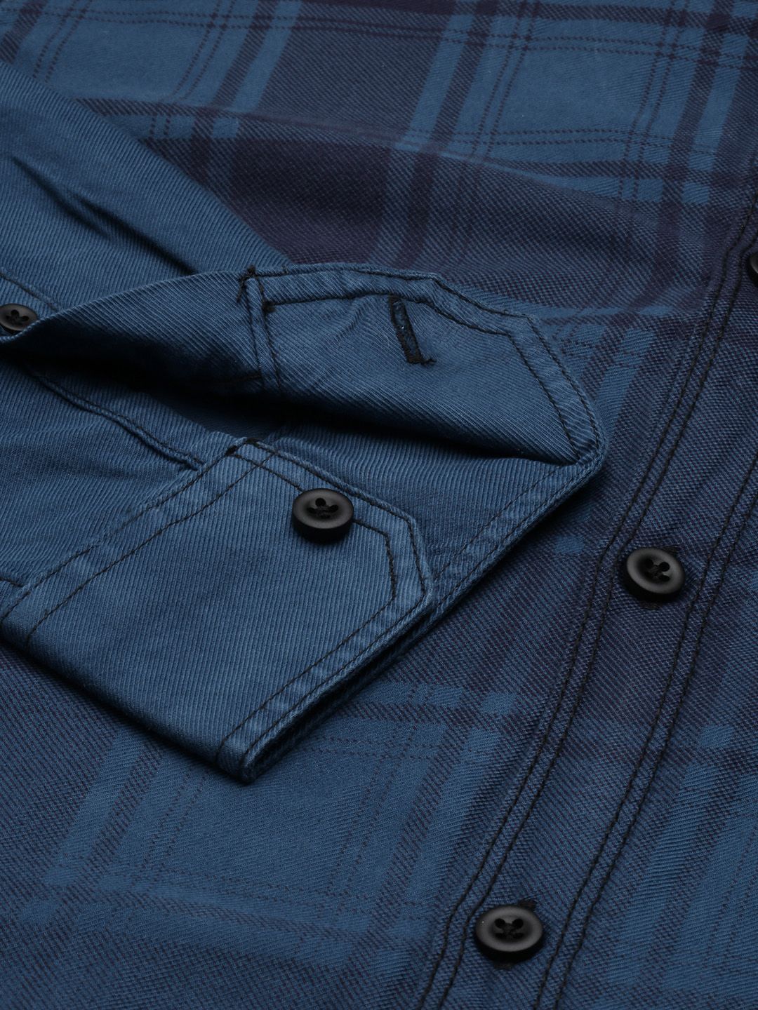 SPYKAR Slim Fit Checked Pure Cotton Casual Shirt