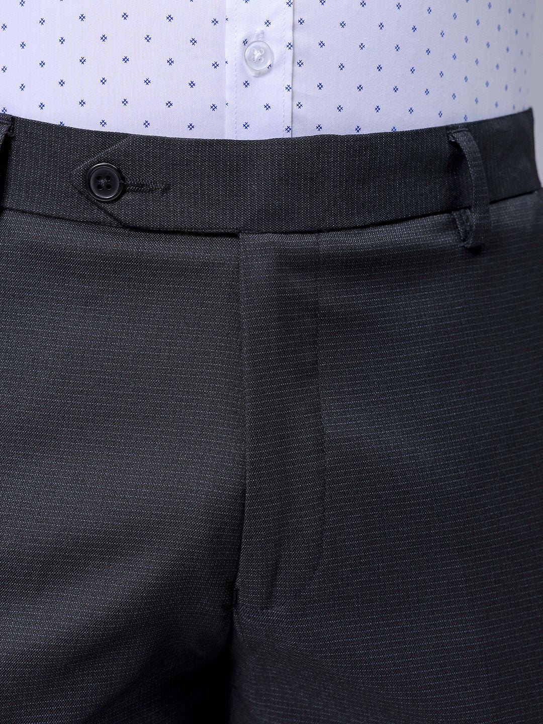 The Indian Garage Co. X Luxe Men Slim Fit  Checked Formal Trousers