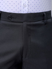 The Indian Garage Co. X Luxe Men Slim Fit  Checked Formal Trousers