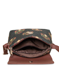 ZOUK Ethnic Motifs Printed Swagger Sling Bag