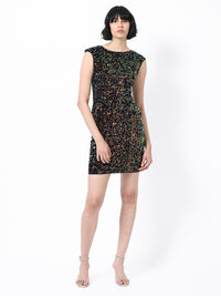 RAREISM Embellished Sequined Sheath Dress