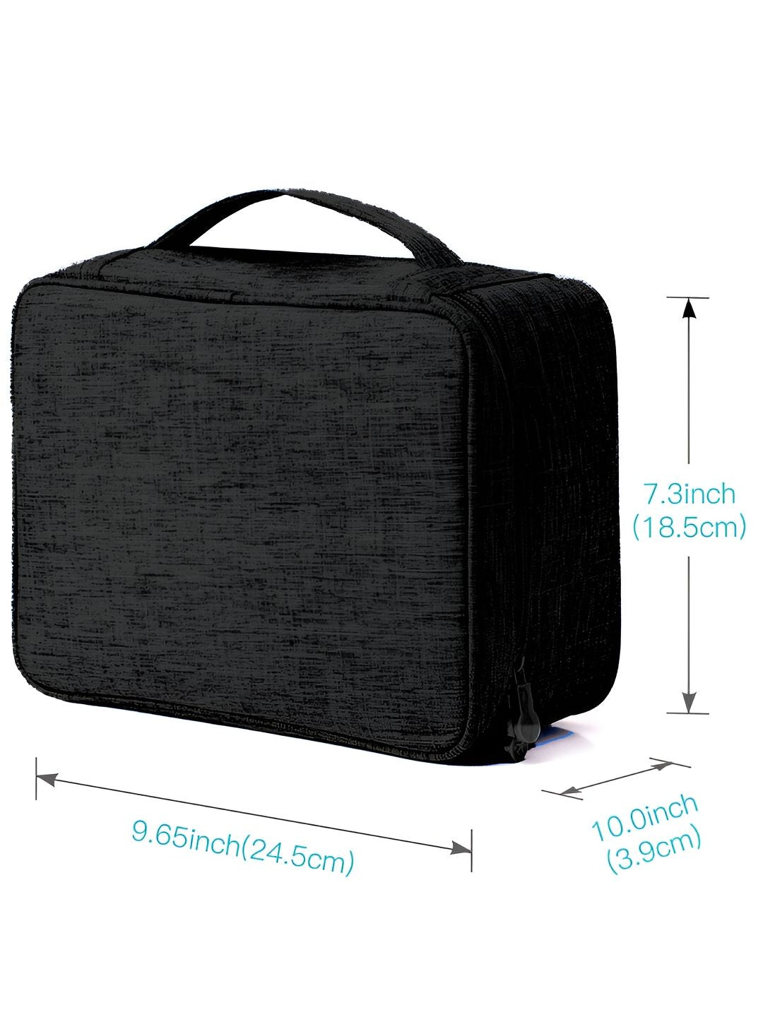 Cortina Black Water Resistant Pouch Electronics Accessories Organizer