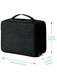 Cortina Black Water Resistant Pouch Electronics Accessories Organizer