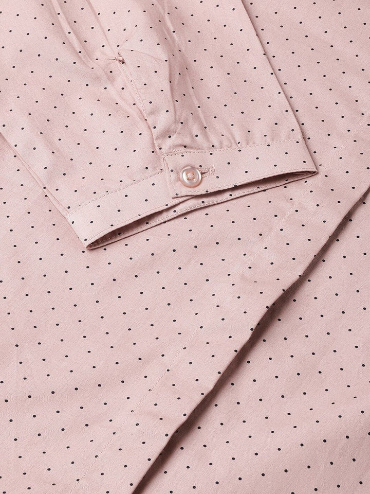 Hancock Micro Ditsy Printed Cotton Formal Shirt