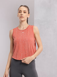 HRX by Hrithik Roshan Rapid Dry Striped Training T-Shirts