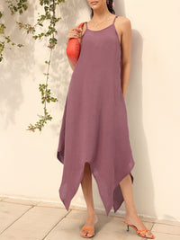 DressBerry Dainty Delights Crinkled A-Line Midi Dress