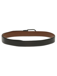 Teakwood Leathers Men Textured Leather Reversible Formal Belt