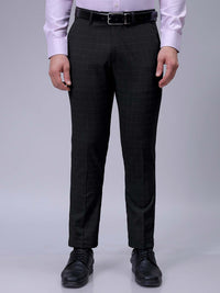 The Indian Garage Co. X Luxe Men Checked Slim Fit Trousers