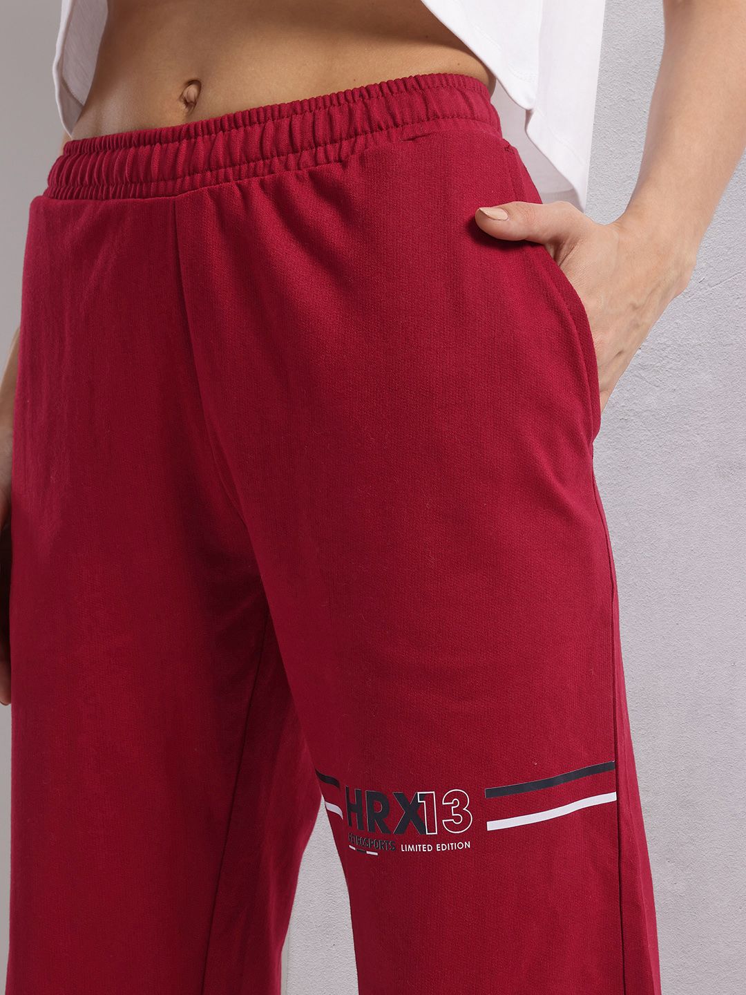 HRX by Hrithik Roshan Women Lifestyle Brand Logo Printed Joggers