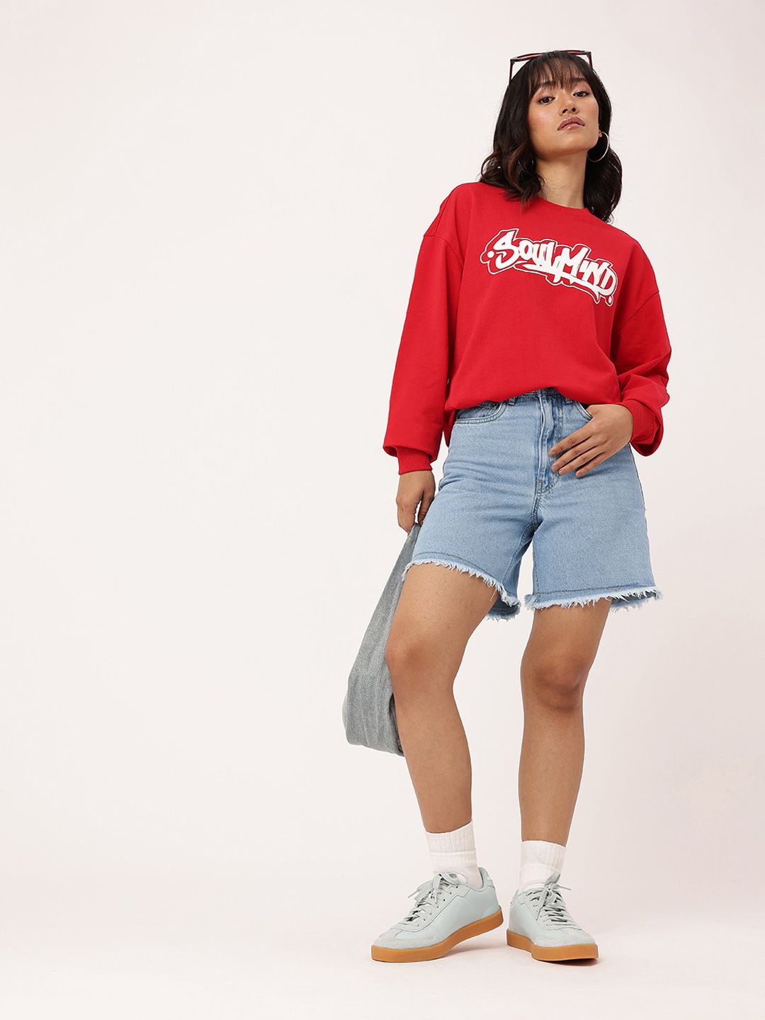 DressBerry Women Street Cool Frayed Denim Shorts