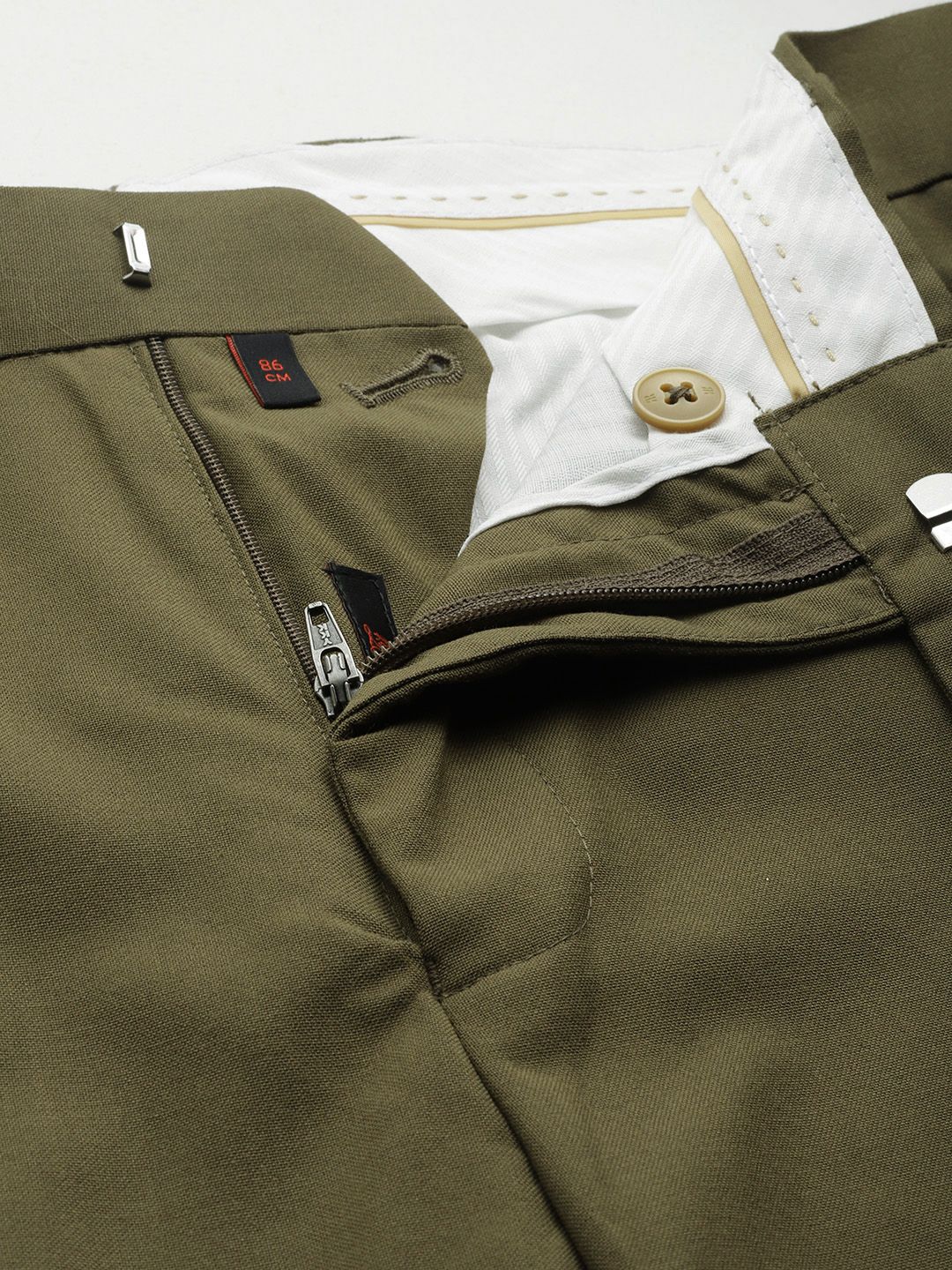 Raymond Men Slim Fit Formal Trousers