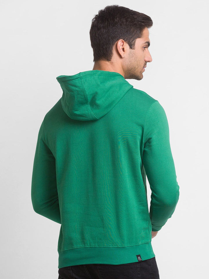 Being Human Men Green Printed Sweatshirt
