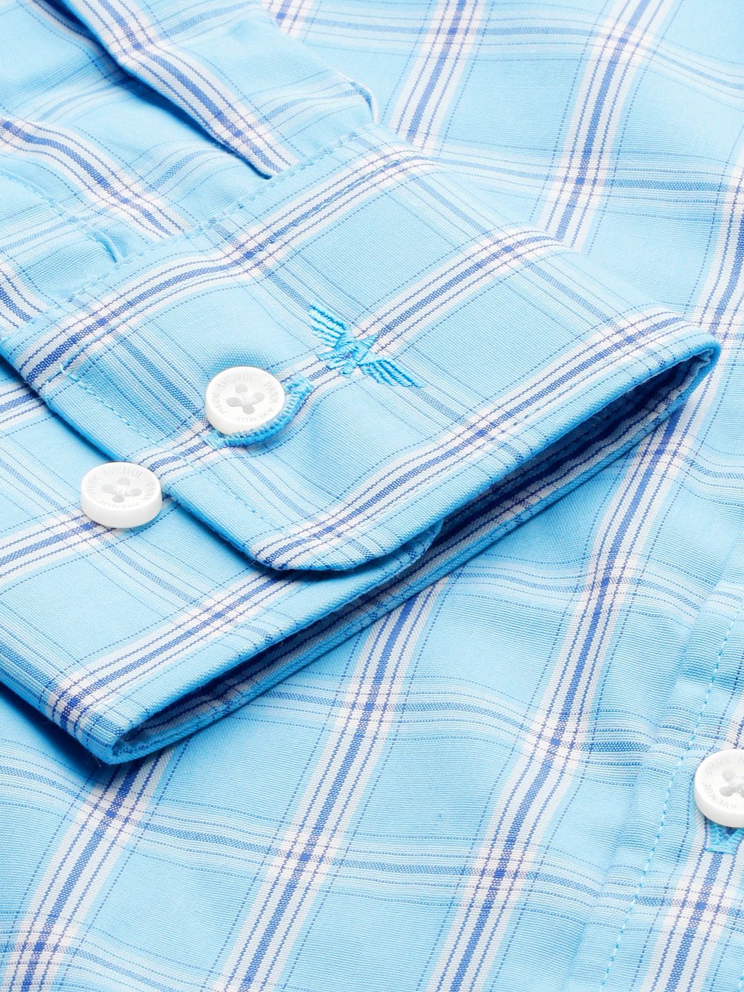 Park Avenue Slim Fit Checked Formal Shirt