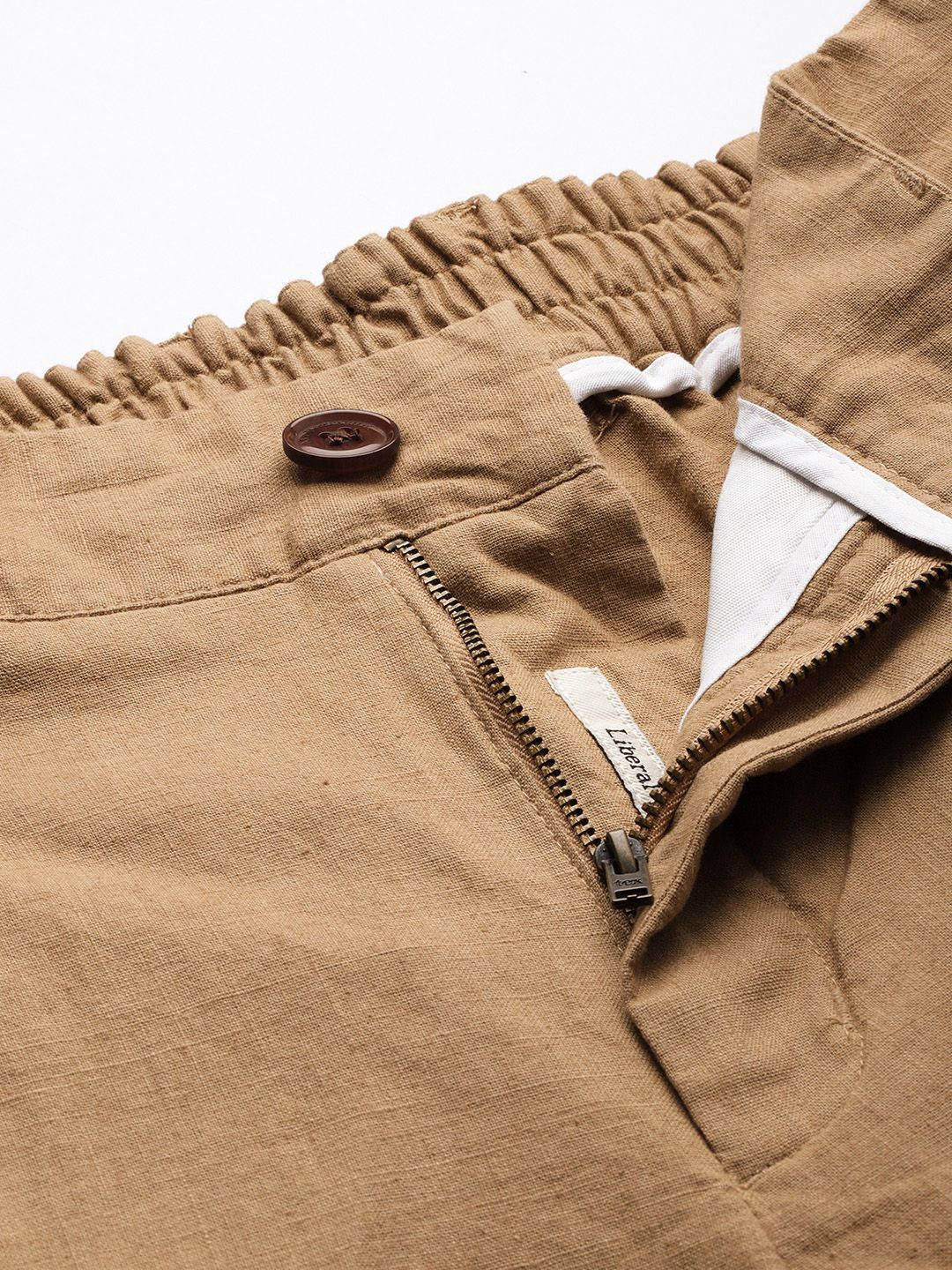 Mr Bowerbird Men Slim Fit High-Rise Cargos