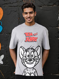 The Indian Garage Co Men Printed Raw Edge Boxy T-shirt