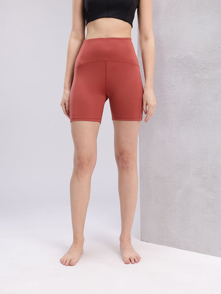 HRX by Hrithik Roshan Women Mid-Rise Rapid-Dry Yoga Shorts