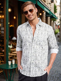 Bene Kleed Slim Fit Printed Cotton Casual Shirt