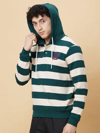 Being Human Striped Hooded Sweatshirt