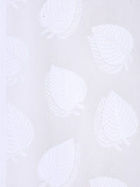 HOSTA HOMES White Floral Long Door Curtain