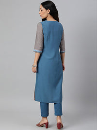 W Women Multicoloured Printed Kurta