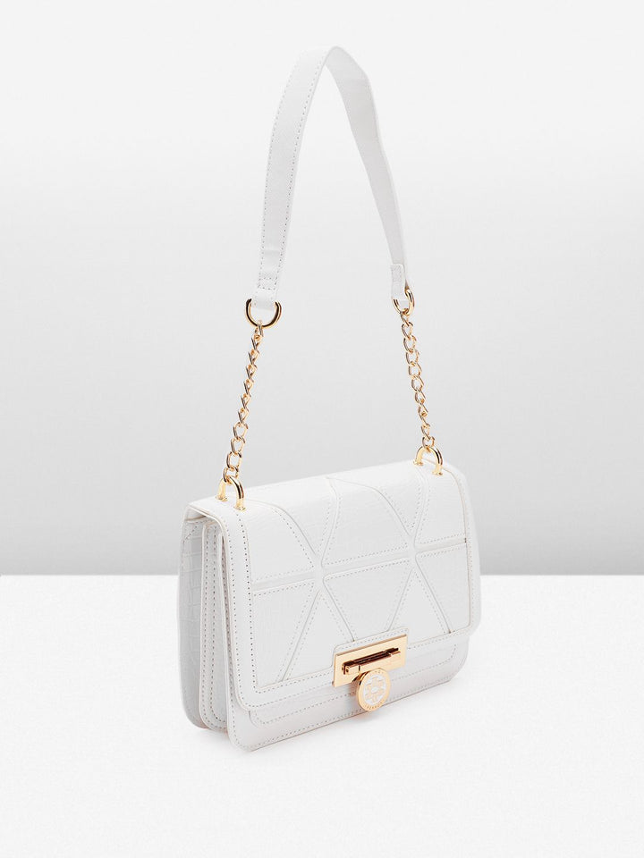 Lino Perros Textured Structured Shoulder Bag