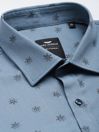 Park Avenue Slim Fit Floral Printed Formal Shirt