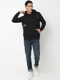 SPYKAR Hooded Neck Long Sleeves Cotton Pullover Sweatshirt