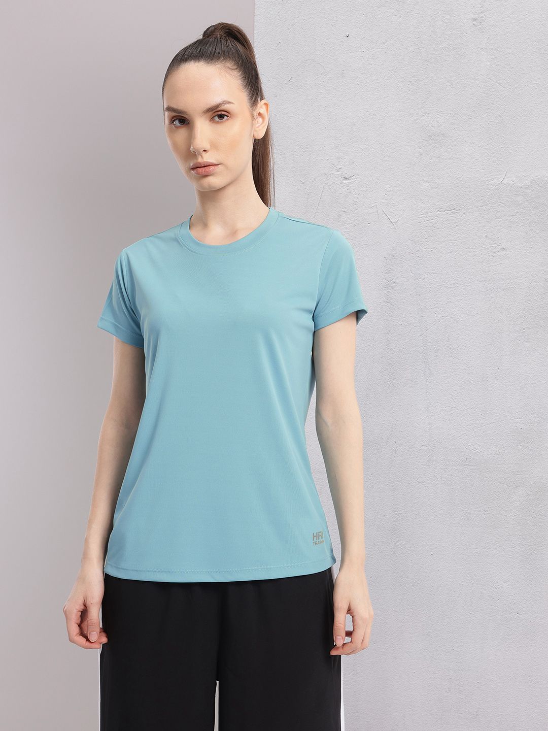 HRX by Hrithik Roshan Printed Rapid-Dry Training T-shirt