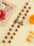 Voylla Set Of 2 Lord Shiva Motifs Rudraksha Beads Rakhi
