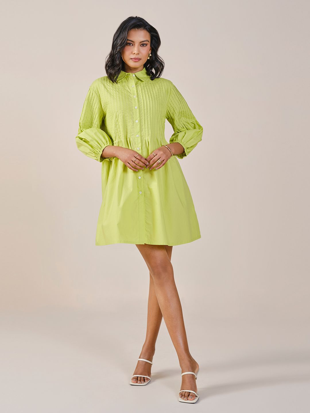 AND Women Above Knee Shirt Dress