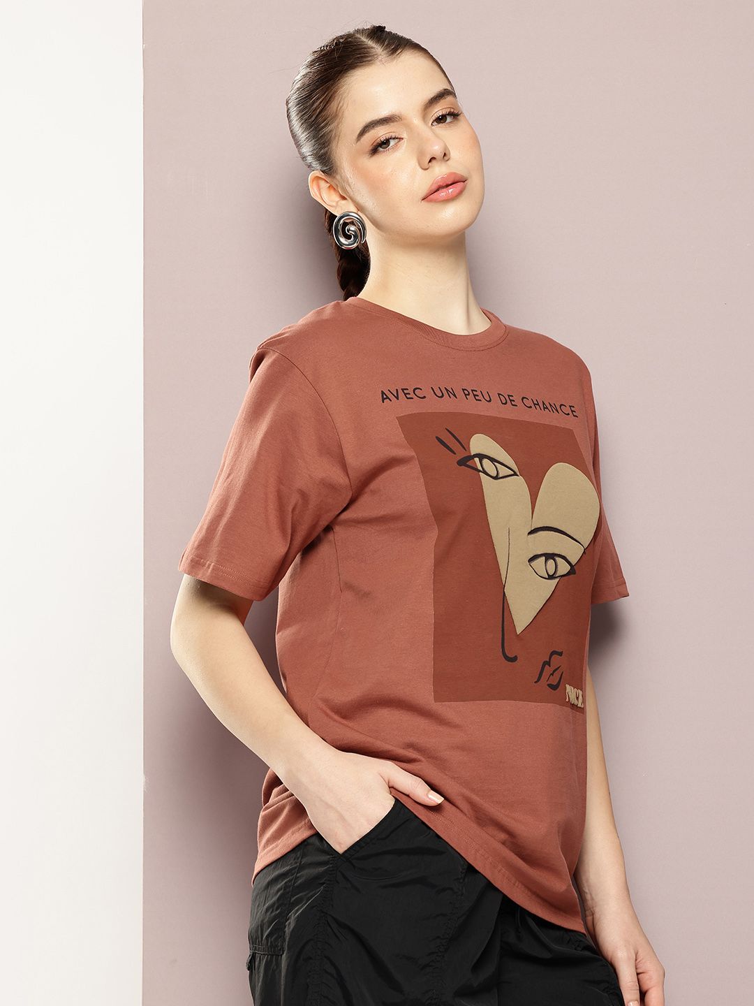 T-shirt kapas tulen yang dicetak Dillinger