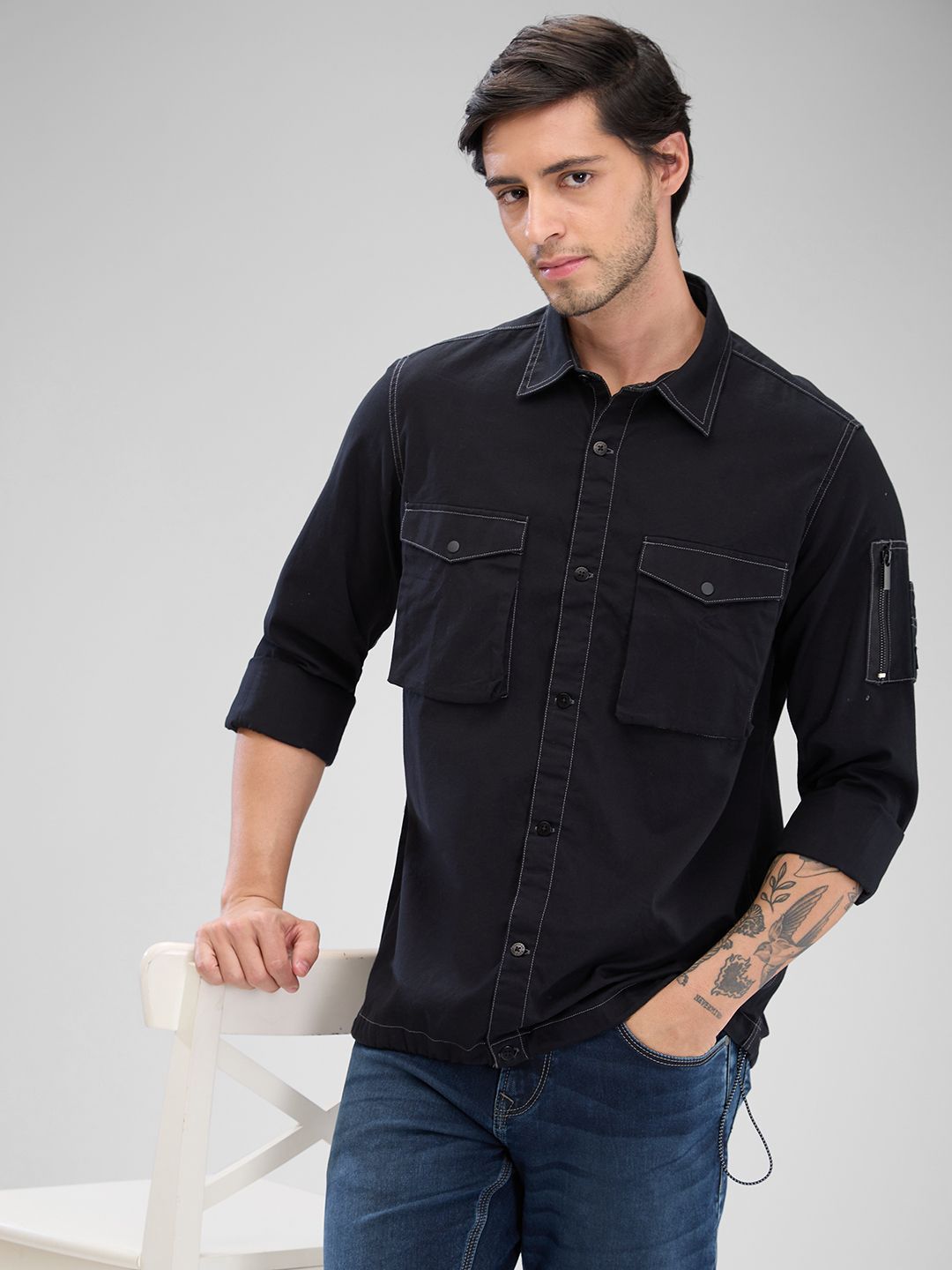 SPYKAR Men Solid Opaque Casual Shirt