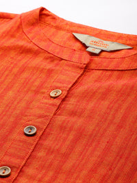 Anouk Women Mandarin Collar Straight Kurta