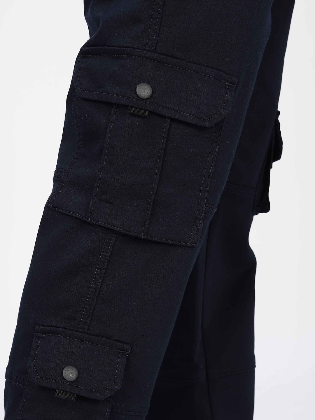 Eszett Lelaki Cotton Regular Fit Cargos Trousers