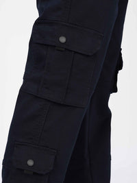 Eszett Lelaki Cotton Regular Fit Cargos Trousers