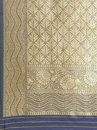 Saree mall Pink & Navy Blue Ethnic Woven Design Banarasi Saree