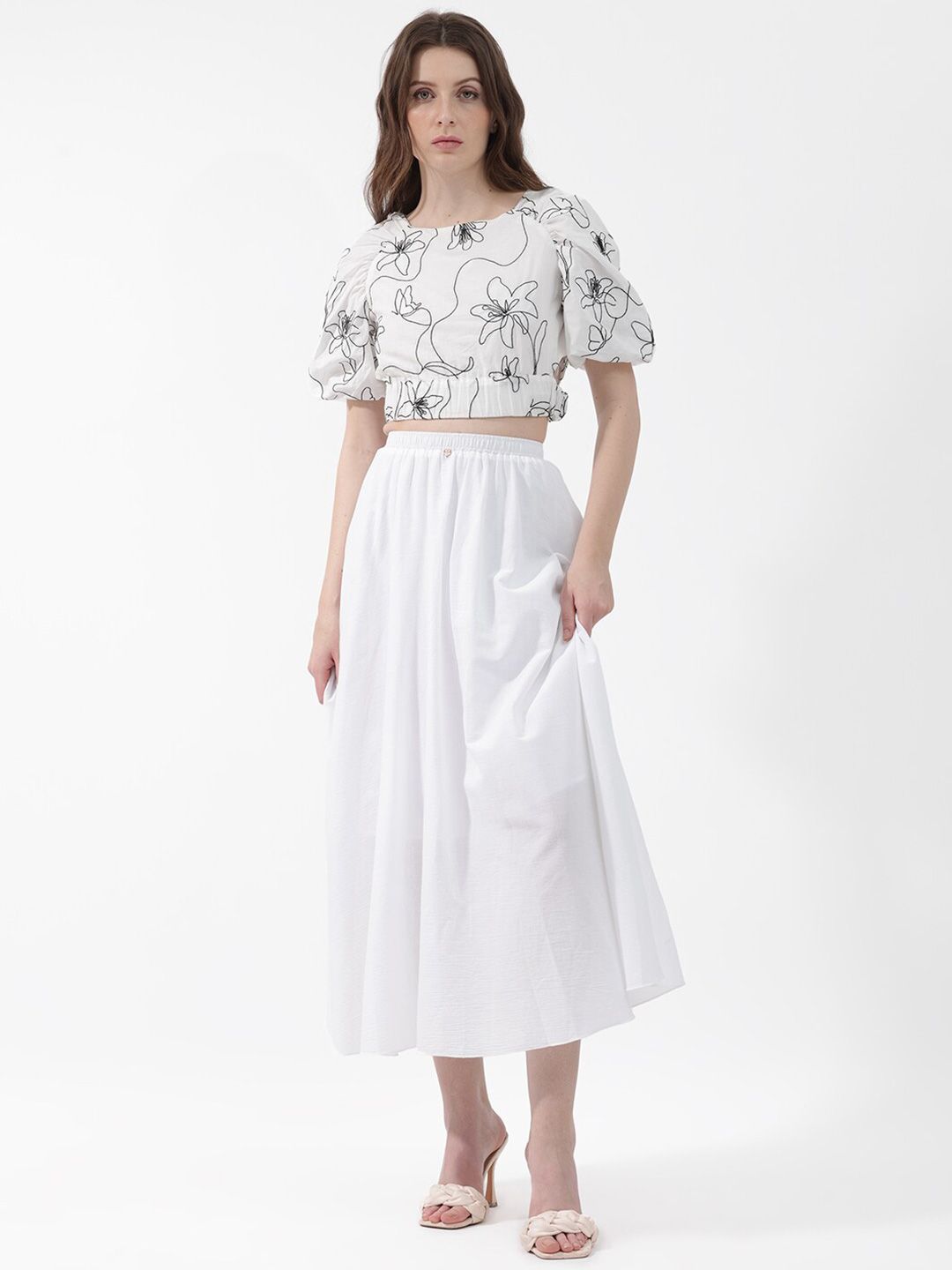 RAREISM Flared Midi Skirts