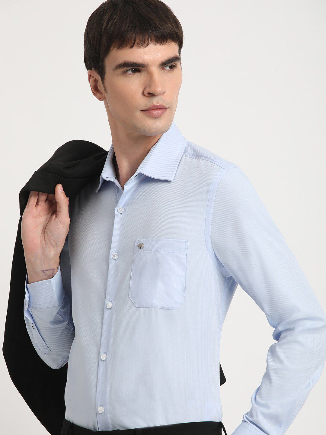 THE BEAR HOUSE Slim Fit Pure Cotton Formal Shirt