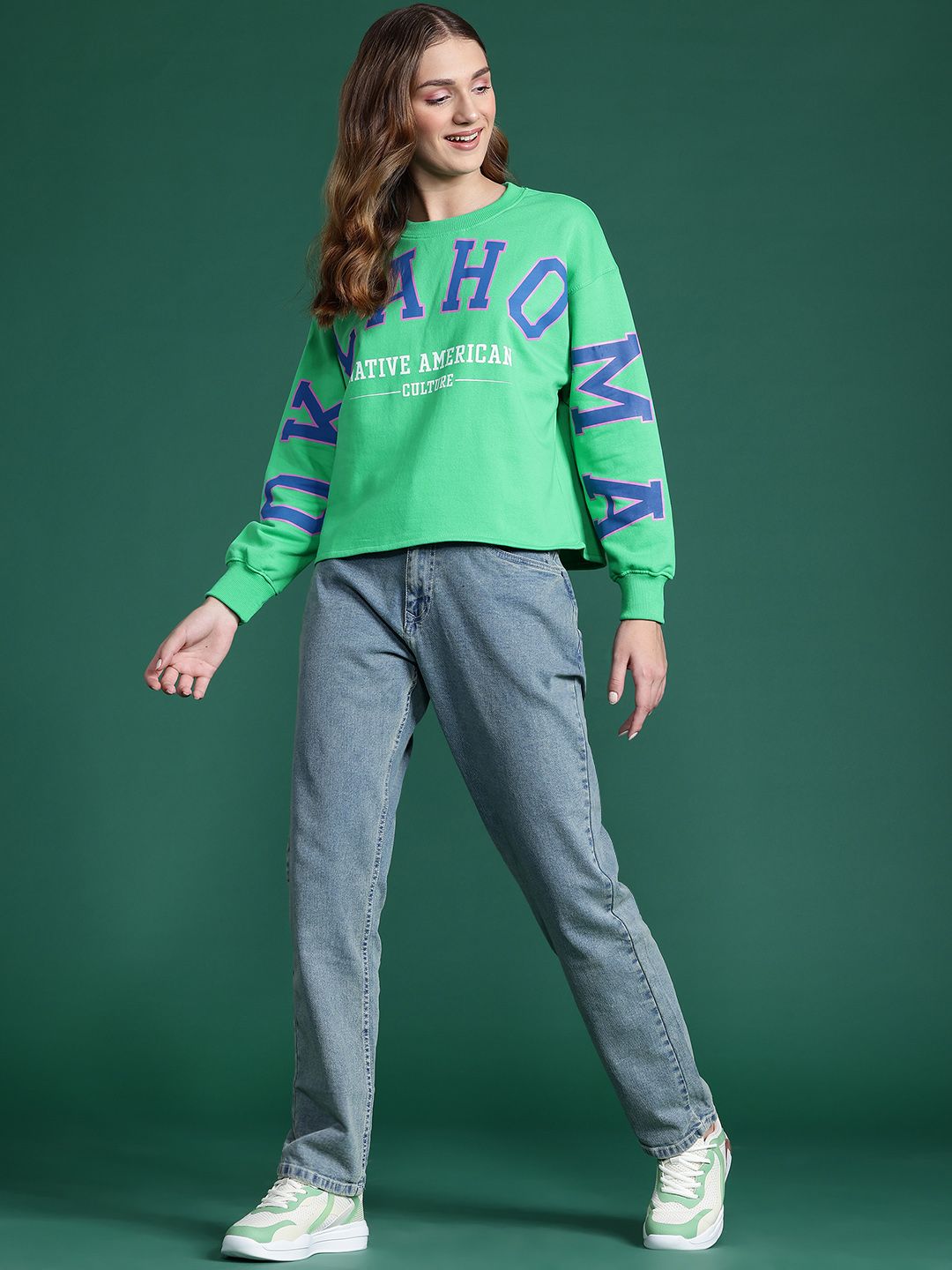 DressBerry Printed Sweatshirt