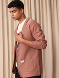 Mr Bowerbird Self Design Tailored Fit Single-Breasted Casual Blazer