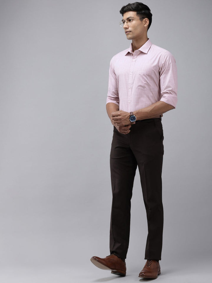 Park Avenue Textured Slim Fit Work Formal Shirt