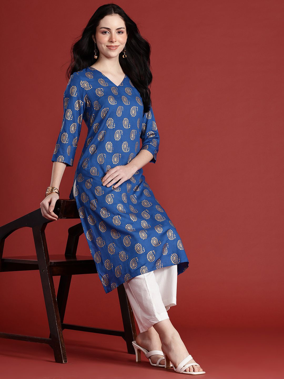 Anouk Women Printed Kurta