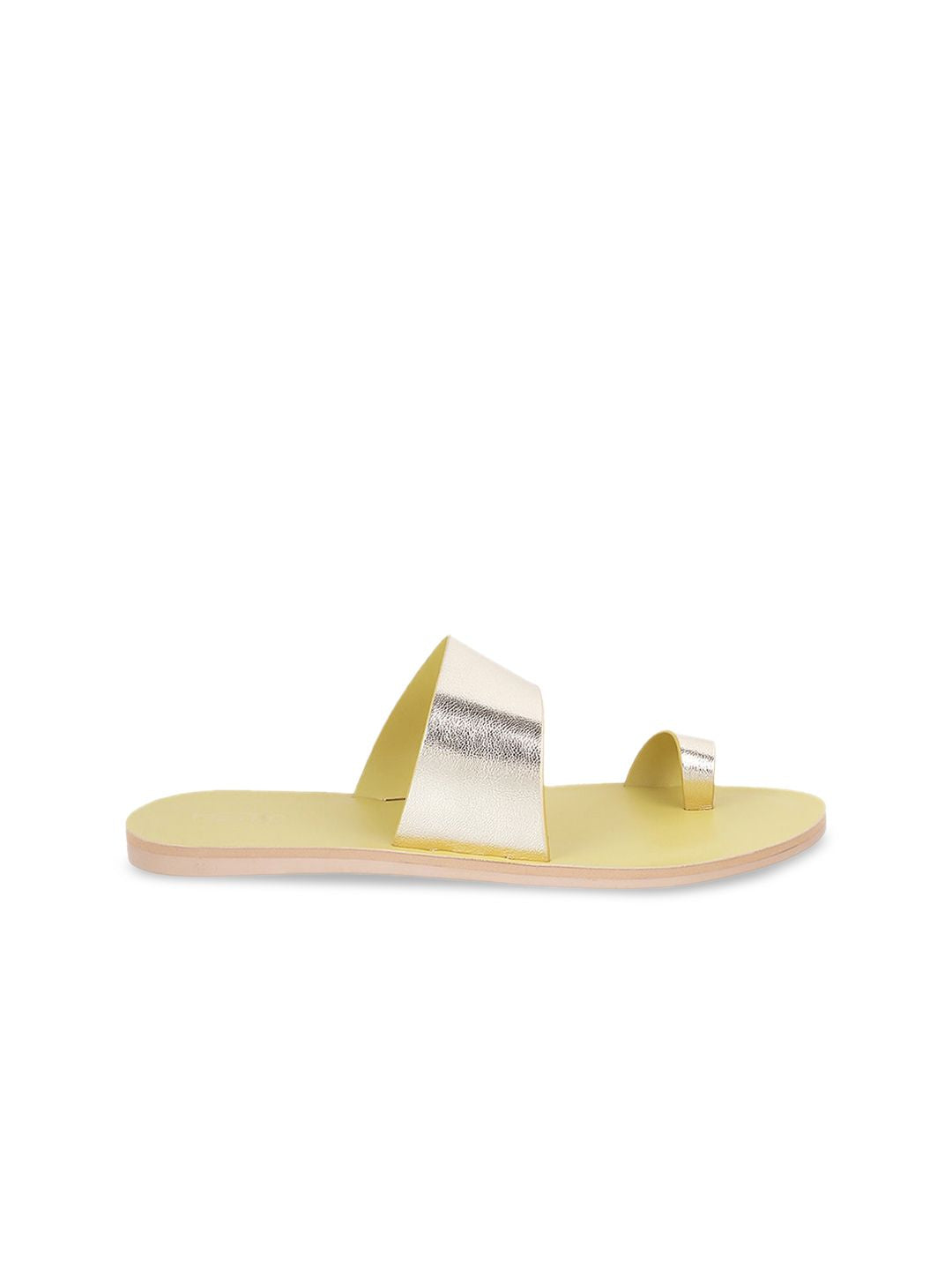 Metro Textured One Toe Flats