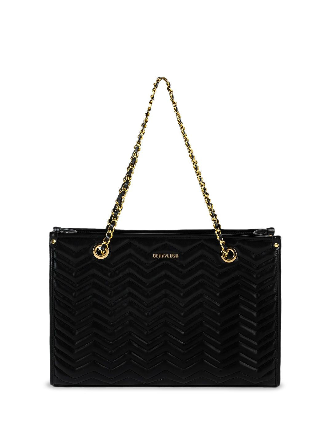 Berrylush Structured Sling Bag with Quilted