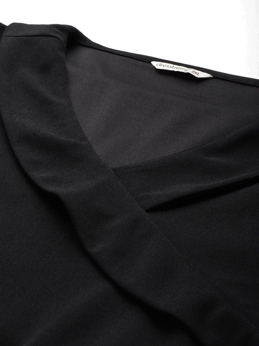 DressBerry Plus Size Layered Fit & Flare Mini Dress