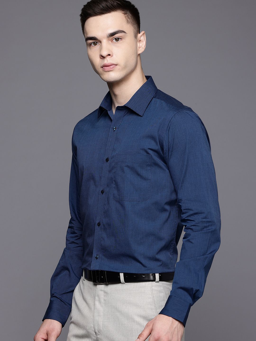 Raymond Pure Cotton Slim Fit Formal Shirt